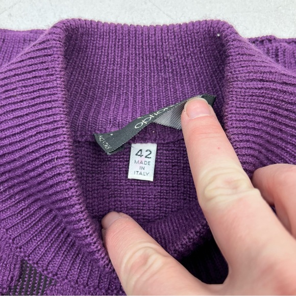 Options Vintage Purple Sweater Floral and Patterned Sweater - Picture 8 of 8